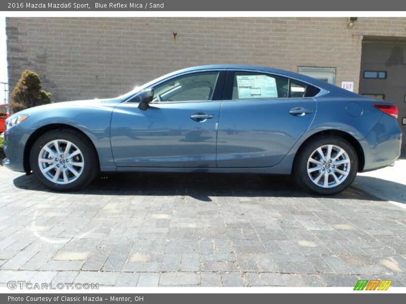 Blue Reflex Mica / Sand 2016 Mazda Mazda6 Sport