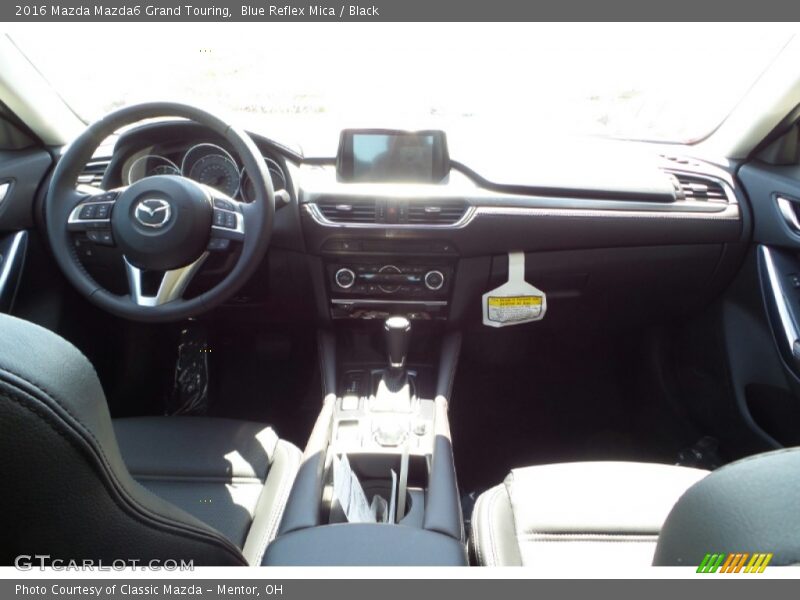 Blue Reflex Mica / Black 2016 Mazda Mazda6 Grand Touring