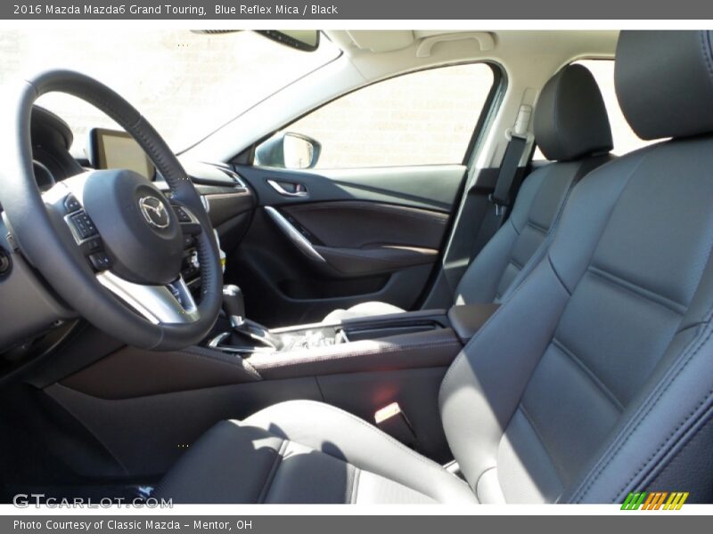 Blue Reflex Mica / Black 2016 Mazda Mazda6 Grand Touring