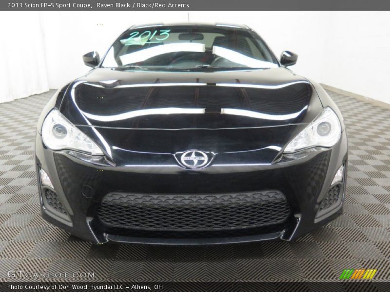 Raven Black / Black/Red Accents 2013 Scion FR-S Sport Coupe