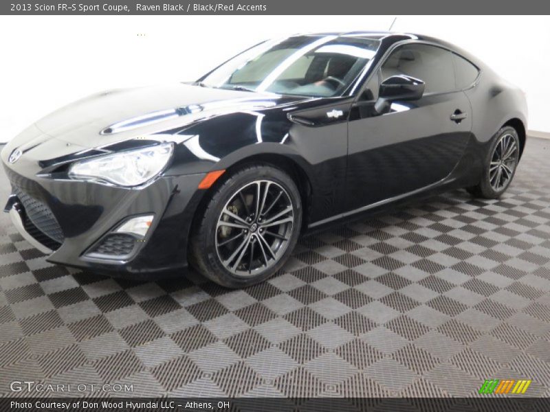 Raven Black / Black/Red Accents 2013 Scion FR-S Sport Coupe