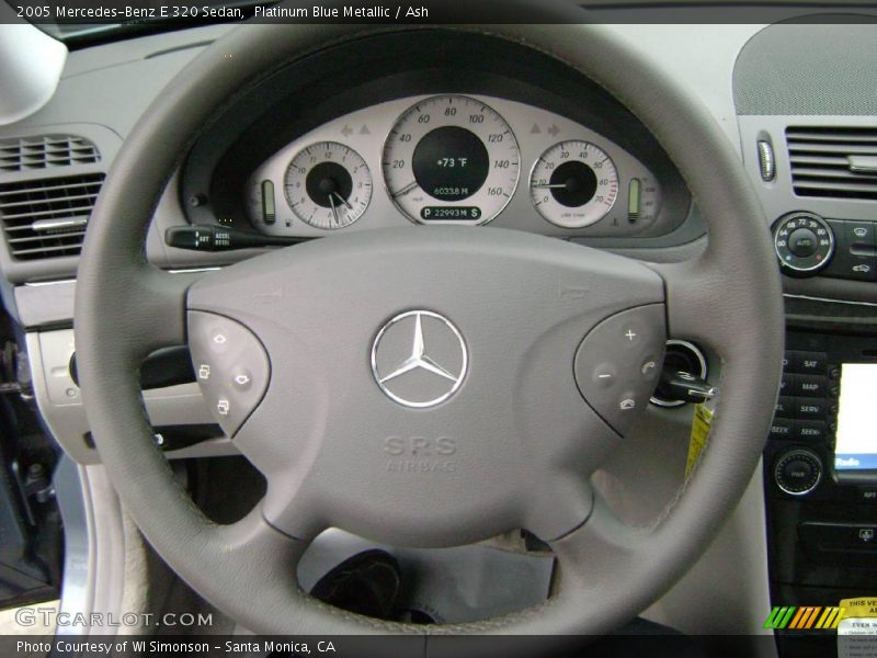 Platinum Blue Metallic / Ash 2005 Mercedes-Benz E 320 Sedan
