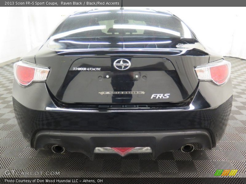 Raven Black / Black/Red Accents 2013 Scion FR-S Sport Coupe
