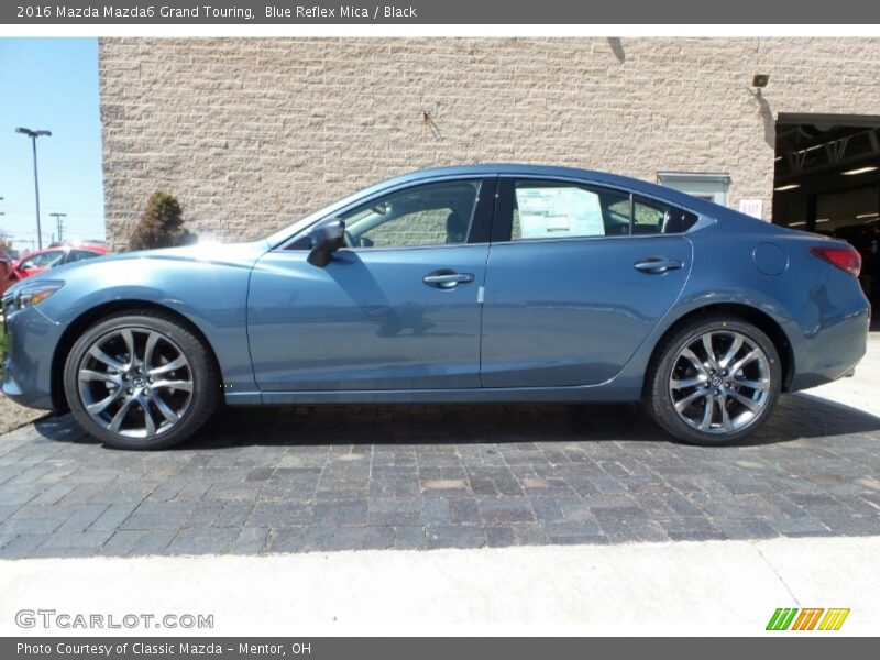 Blue Reflex Mica / Black 2016 Mazda Mazda6 Grand Touring