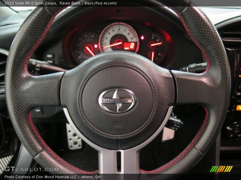Raven Black / Black/Red Accents 2013 Scion FR-S Sport Coupe