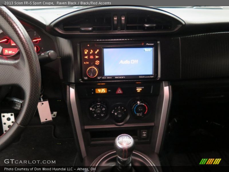 Raven Black / Black/Red Accents 2013 Scion FR-S Sport Coupe