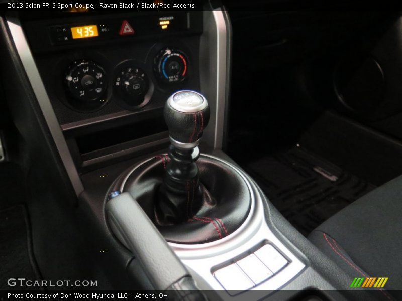 Raven Black / Black/Red Accents 2013 Scion FR-S Sport Coupe
