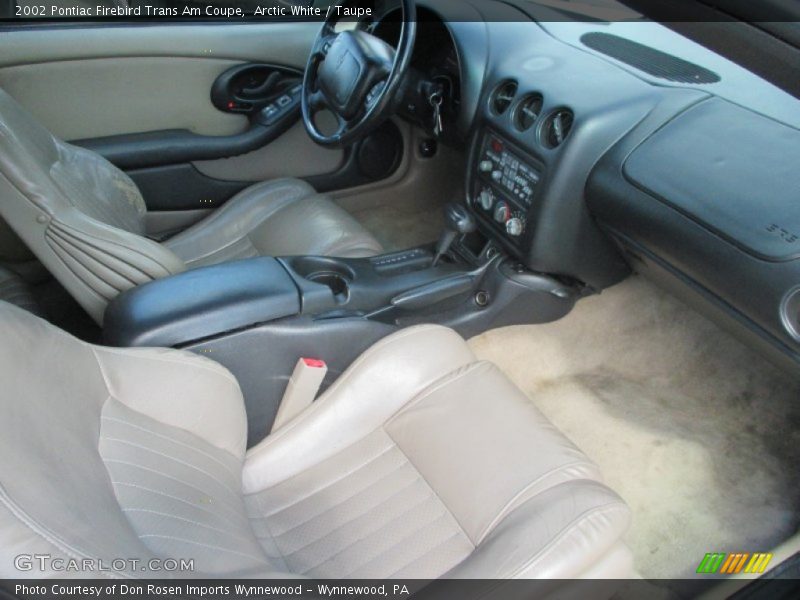  2002 Firebird Trans Am Coupe Taupe Interior