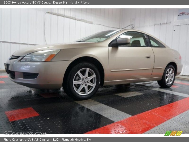 Desert Mist Metallic / Ivory 2003 Honda Accord EX V6 Coupe