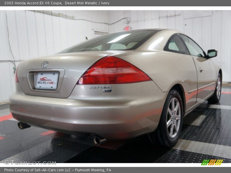 Desert Mist Metallic / Ivory 2003 Honda Accord EX V6 Coupe