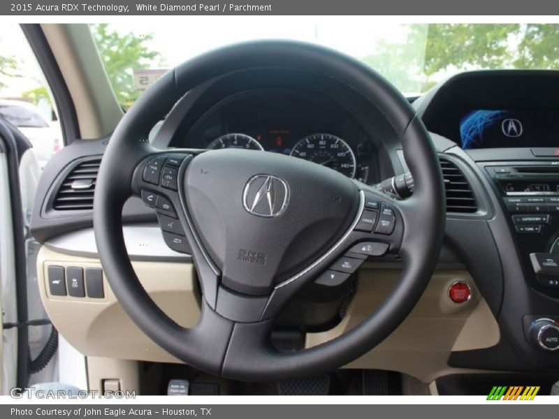 White Diamond Pearl / Parchment 2015 Acura RDX Technology