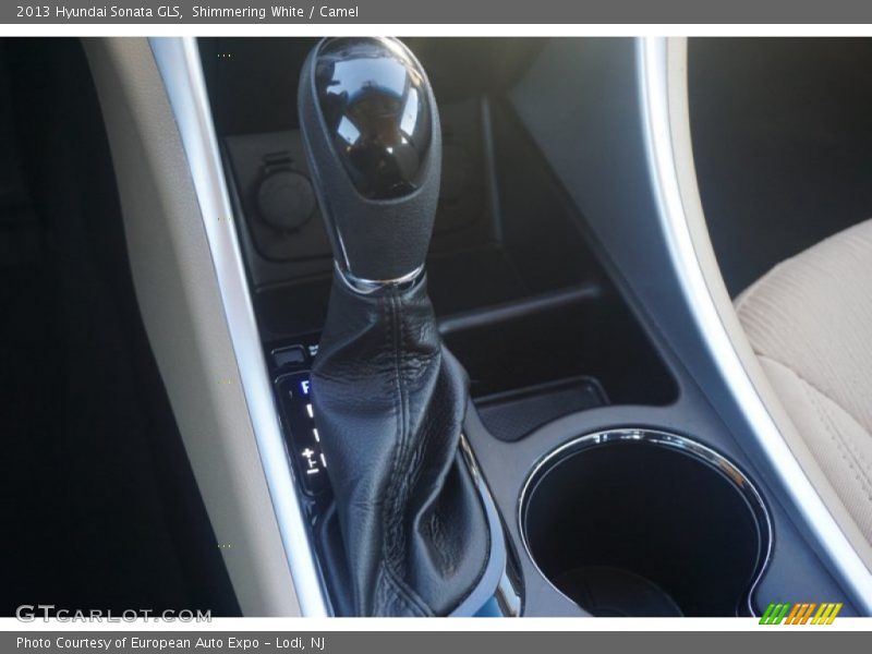 Shimmering White / Camel 2013 Hyundai Sonata GLS