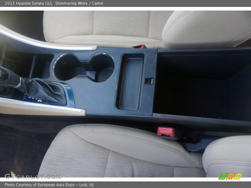 Shimmering White / Camel 2013 Hyundai Sonata GLS