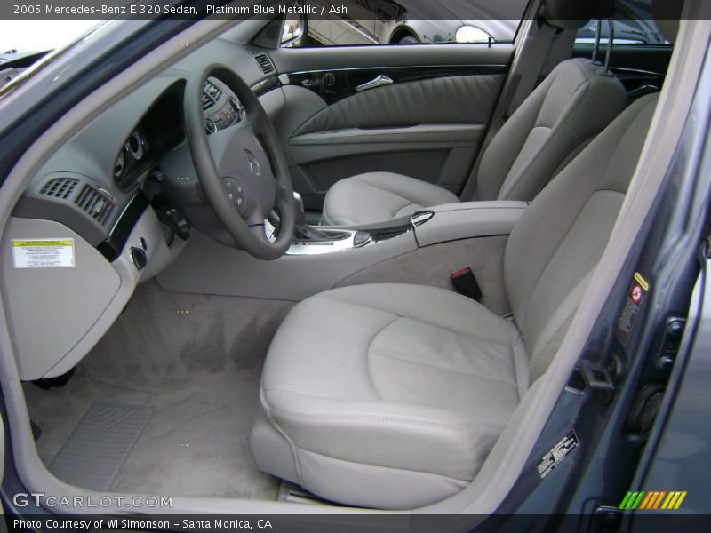 Platinum Blue Metallic / Ash 2005 Mercedes-Benz E 320 Sedan