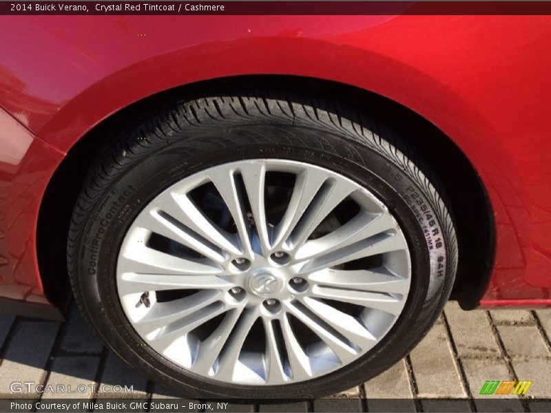 Crystal Red Tintcoat / Cashmere 2014 Buick Verano