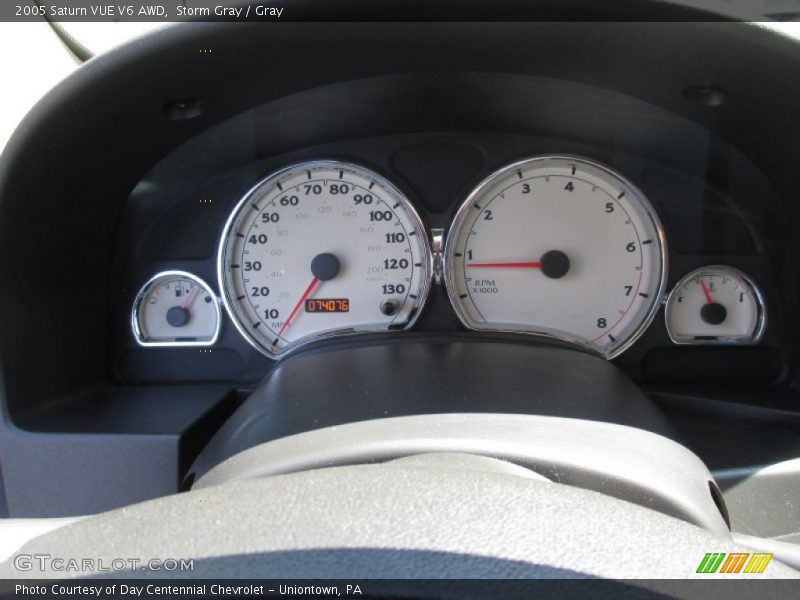 Storm Gray / Gray 2005 Saturn VUE V6 AWD