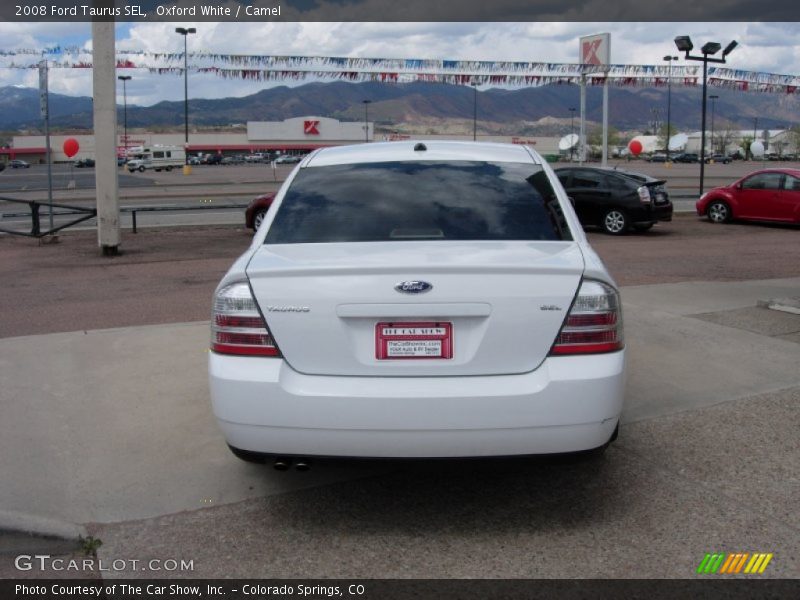 Oxford White / Camel 2008 Ford Taurus SEL