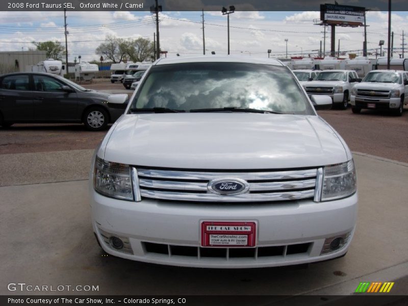 Oxford White / Camel 2008 Ford Taurus SEL