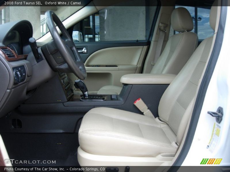 Oxford White / Camel 2008 Ford Taurus SEL