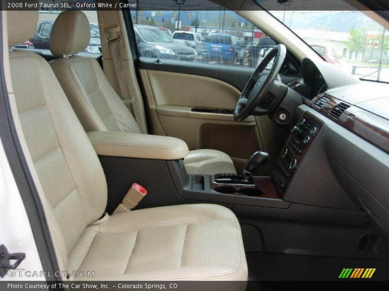 Oxford White / Camel 2008 Ford Taurus SEL