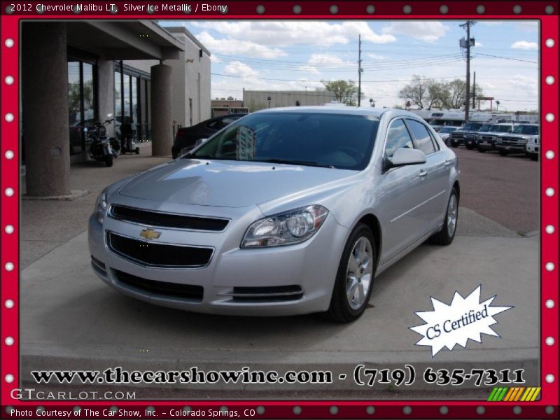 Silver Ice Metallic / Ebony 2012 Chevrolet Malibu LT