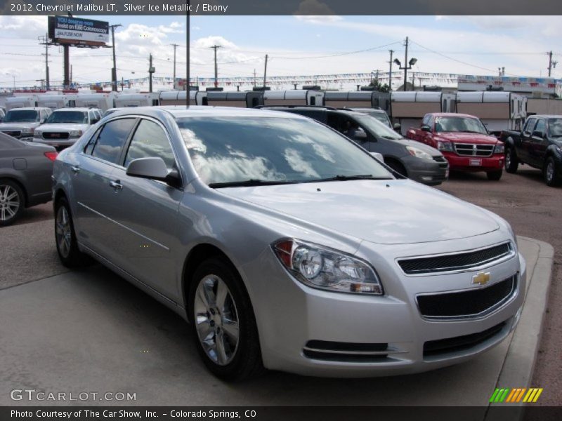 Silver Ice Metallic / Ebony 2012 Chevrolet Malibu LT