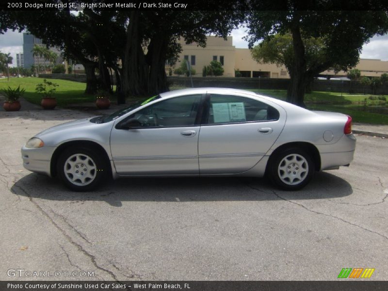 Bright Silver Metallic / Dark Slate Gray 2003 Dodge Intrepid SE