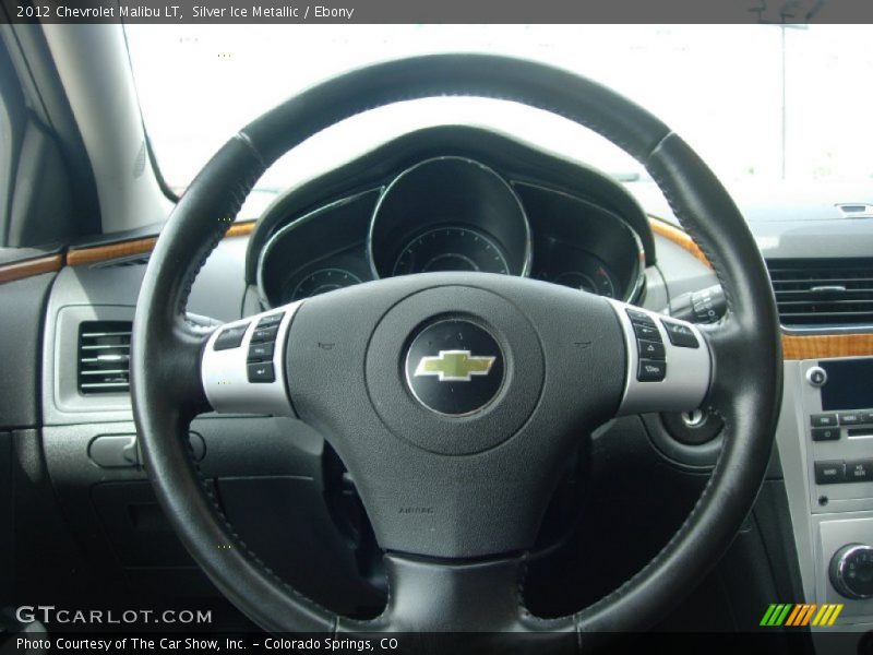 Silver Ice Metallic / Ebony 2012 Chevrolet Malibu LT