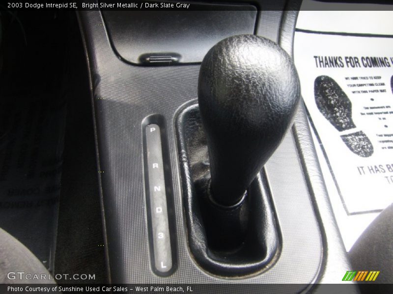 Bright Silver Metallic / Dark Slate Gray 2003 Dodge Intrepid SE
