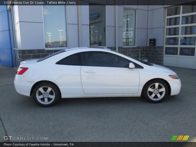 Taffeta White / Ivory 2008 Honda Civic EX Coupe