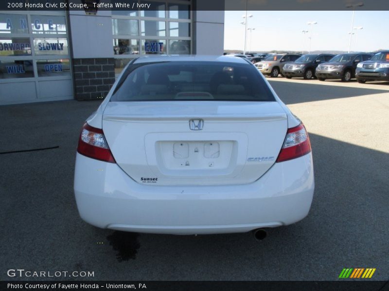 Taffeta White / Ivory 2008 Honda Civic EX Coupe