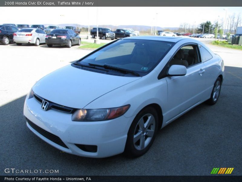 Taffeta White / Ivory 2008 Honda Civic EX Coupe