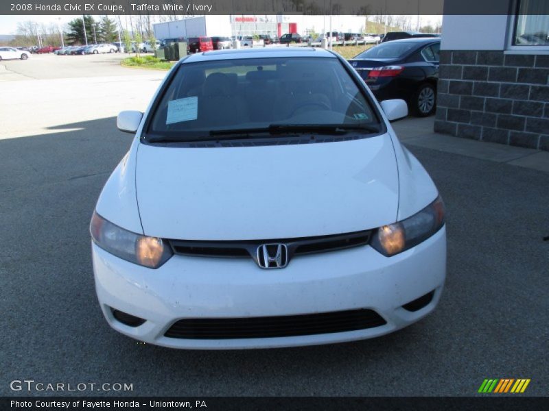 Taffeta White / Ivory 2008 Honda Civic EX Coupe