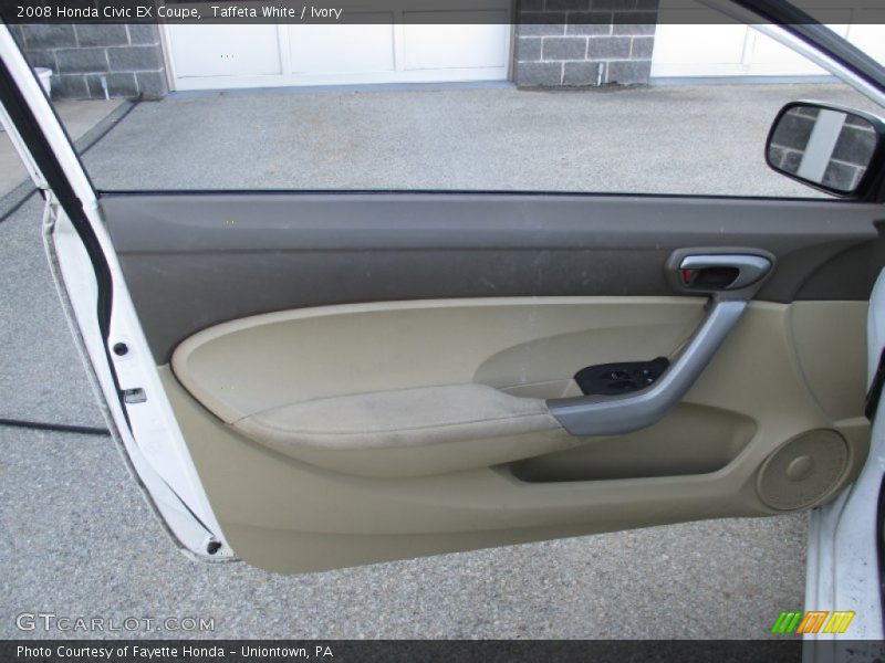 Taffeta White / Ivory 2008 Honda Civic EX Coupe
