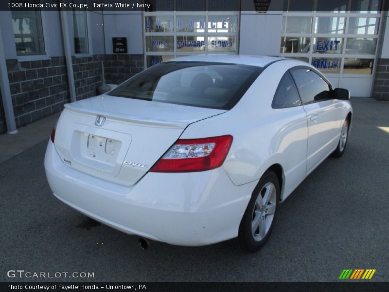 Taffeta White / Ivory 2008 Honda Civic EX Coupe