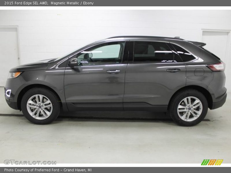Magnetic Metallic / Ebony 2015 Ford Edge SEL AWD