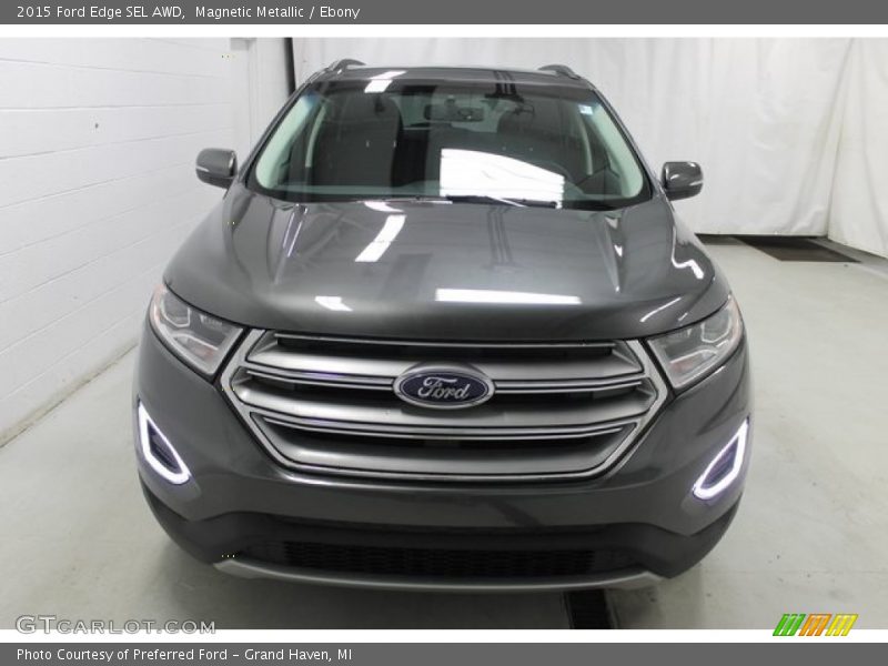 Magnetic Metallic / Ebony 2015 Ford Edge SEL AWD