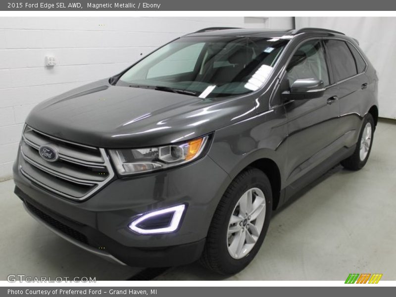 Magnetic Metallic / Ebony 2015 Ford Edge SEL AWD