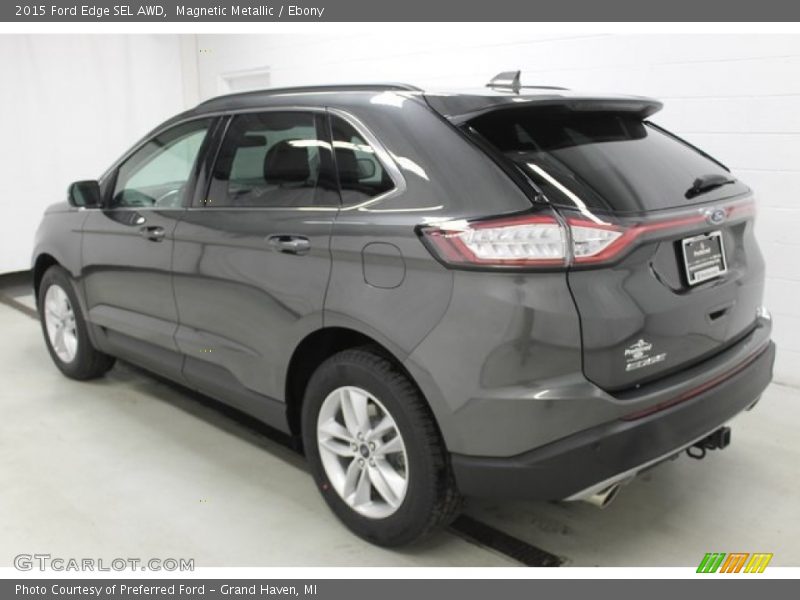 Magnetic Metallic / Ebony 2015 Ford Edge SEL AWD