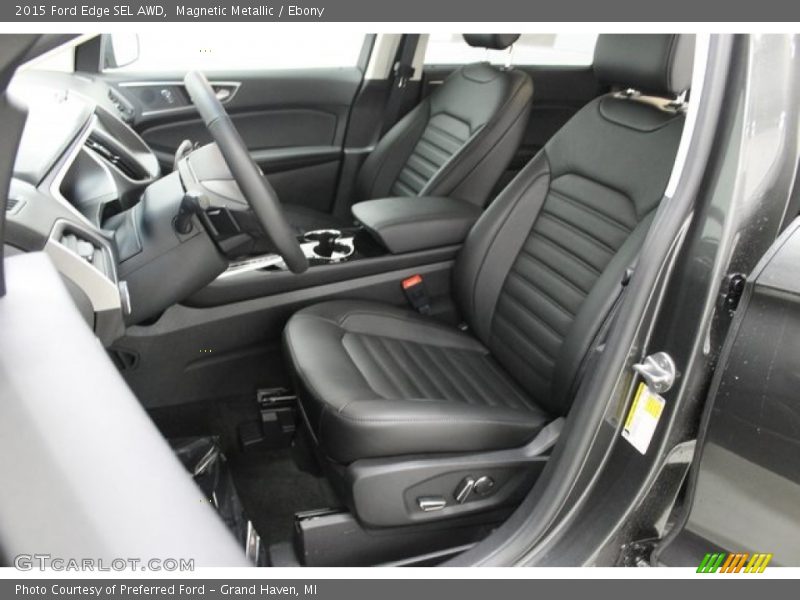 Magnetic Metallic / Ebony 2015 Ford Edge SEL AWD