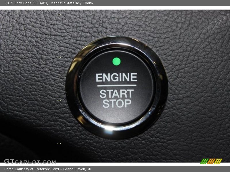Magnetic Metallic / Ebony 2015 Ford Edge SEL AWD