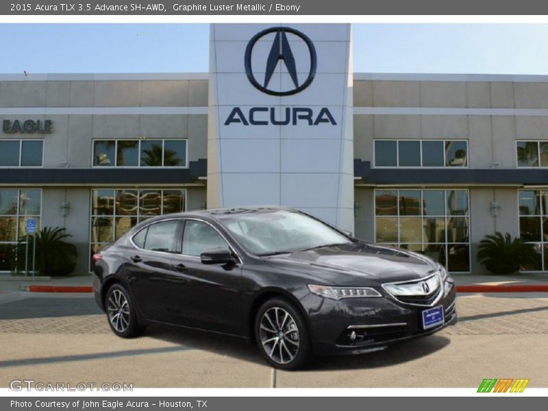 Graphite Luster Metallic / Ebony 2015 Acura TLX 3.5 Advance SH-AWD