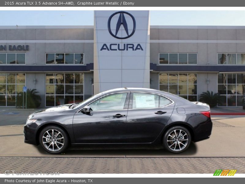 Graphite Luster Metallic / Ebony 2015 Acura TLX 3.5 Advance SH-AWD