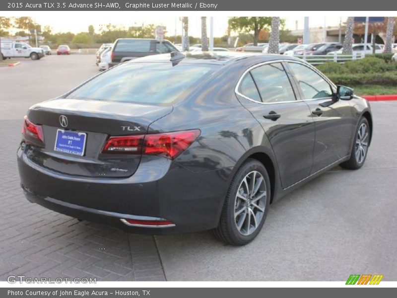 Graphite Luster Metallic / Ebony 2015 Acura TLX 3.5 Advance SH-AWD