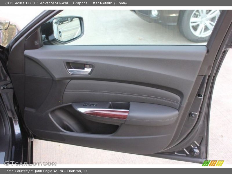 Graphite Luster Metallic / Ebony 2015 Acura TLX 3.5 Advance SH-AWD