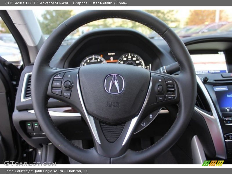 Graphite Luster Metallic / Ebony 2015 Acura TLX 3.5 Advance SH-AWD