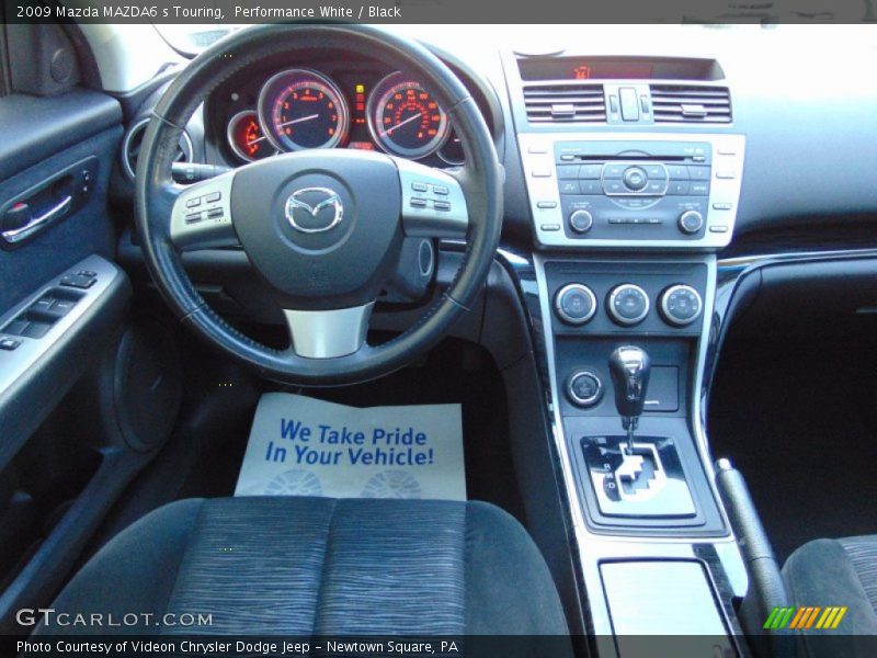 Performance White / Black 2009 Mazda MAZDA6 s Touring