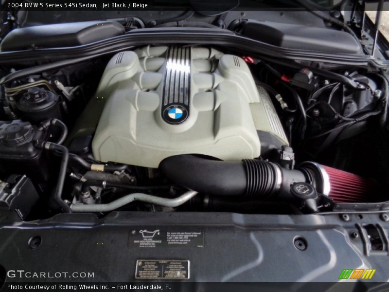  2004 5 Series 545i Sedan Engine - 4.4L DOHC 32V V8