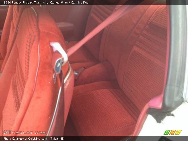 Cameo White / Carmine Red 1980 Pontiac Firebird Trans Am