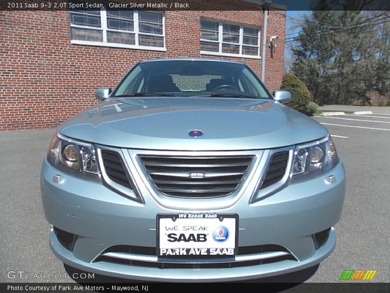 Glacier Silver Metallic / Black 2011 Saab 9-3 2.0T Sport Sedan